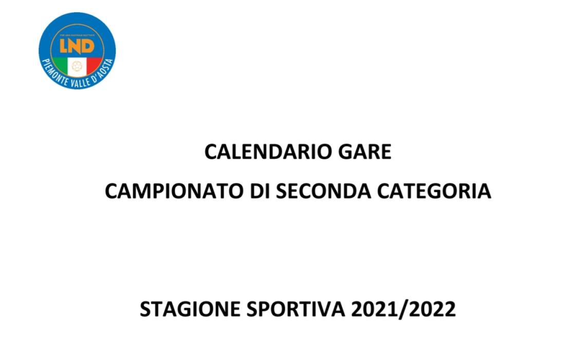Calendari Seconda categoria Piemonte VDA 21/22