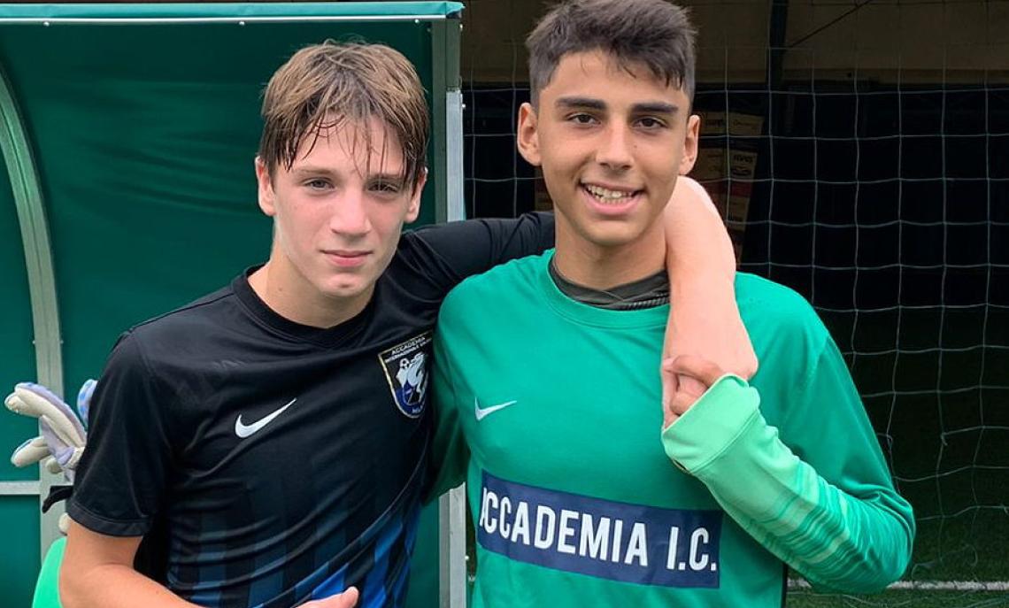 Manuel Brianti e Andrea Mastroianni, Accademia Inter Under 15