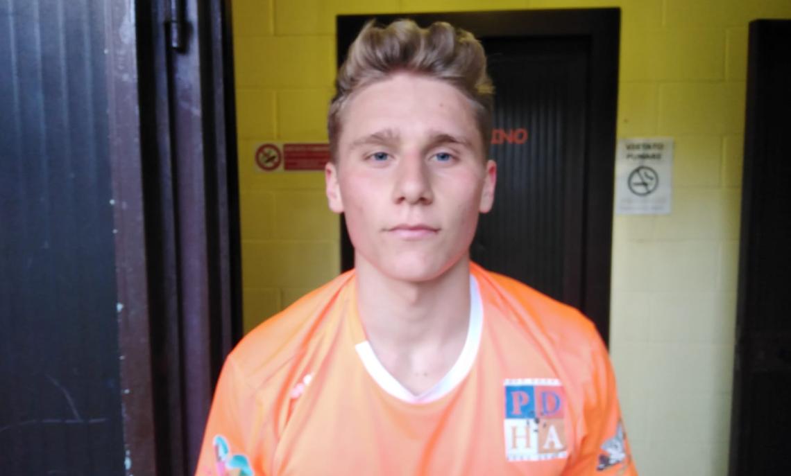 Simone Melis, l'uomo partita della gara odierna tra PDHAE e Fossano