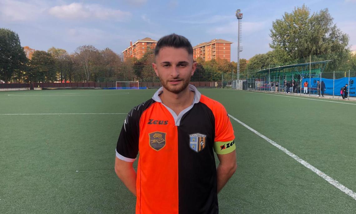 Simone Ventura, capitano e bomber dell'Aviglianese