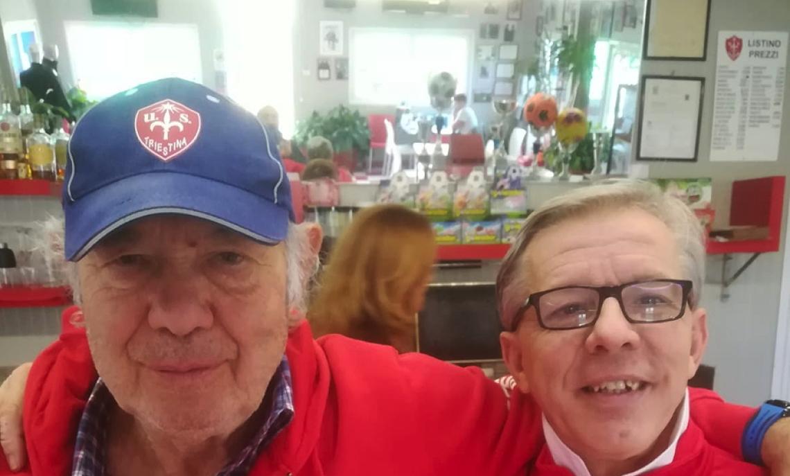 Agostino Cascella e Massimo Sganzerla Triestina 1946
