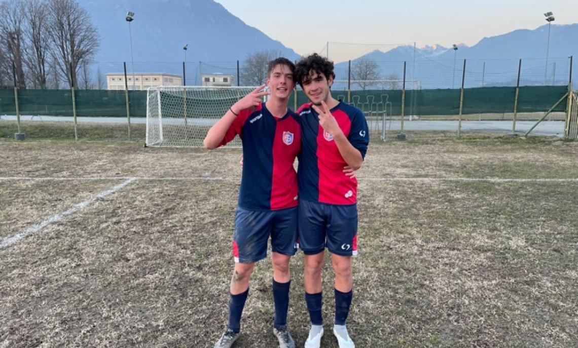 Ivrea Calcio-Borgomanero: uno due micidiale targato Dibiase-Mandelli per la vittoria dei rossobl&ugrave;