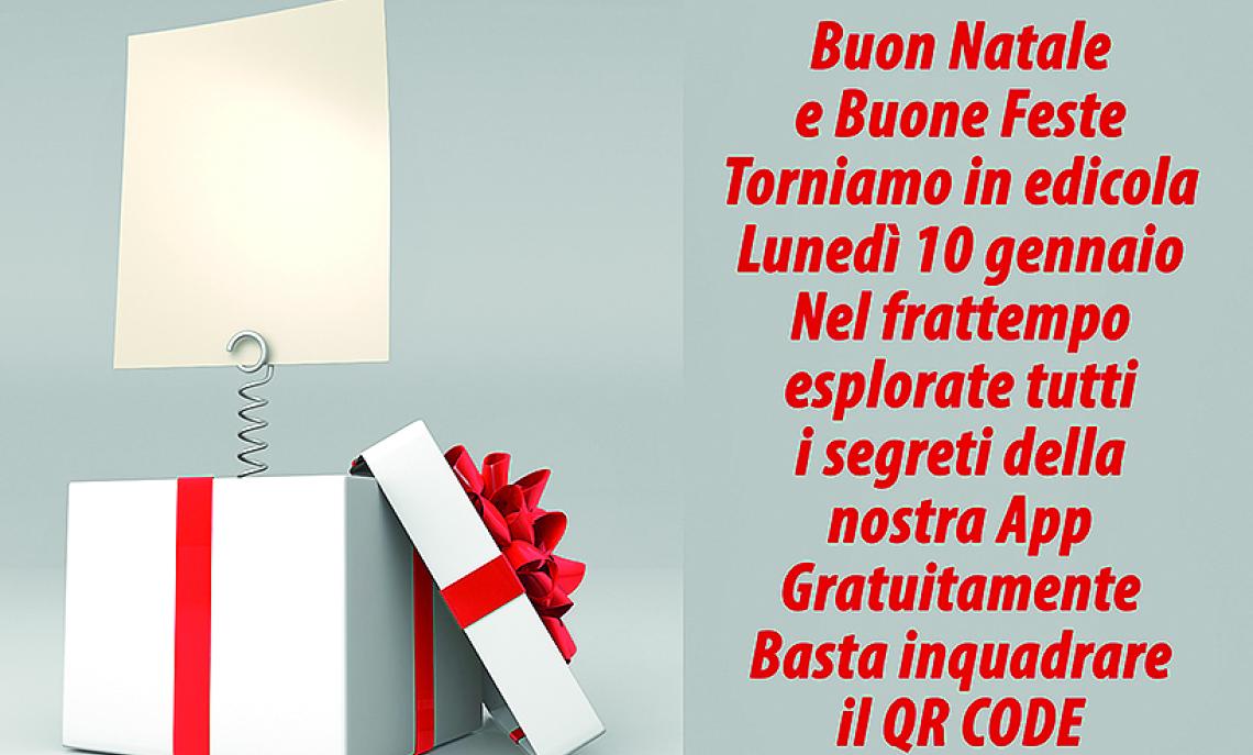 Buon Natale e buone feste, dopo due anni di emergenza abbiamo tutti bisogno di tanta normalità