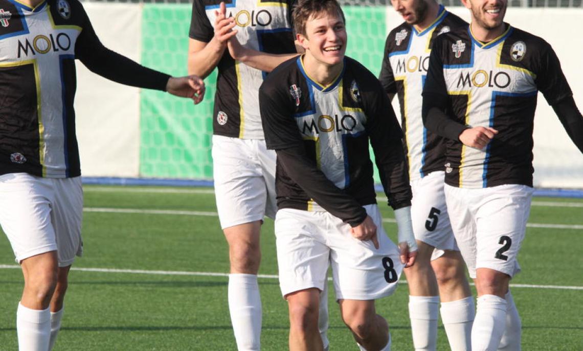 Giona Berlinghieri autore del primo gol