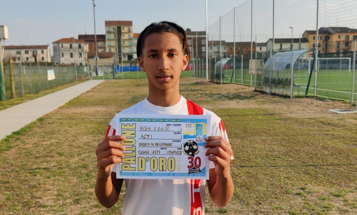 Rida Fakr, Asti Under 16