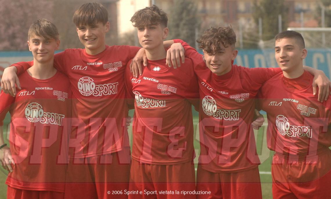 Umberto Borello, Filippo Galvagno, Federico Borgna, Diego Ferrario e d Emanuel prosano, Chieri