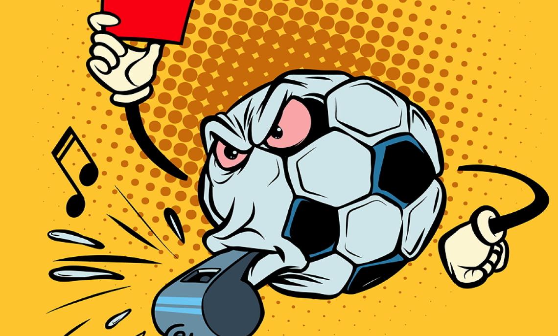 Arbitro Rosso Vignetta