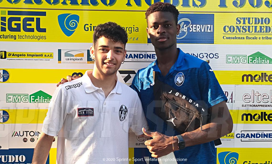 Simone Umilio Lascaris e Candas Fiogbe Atalanta