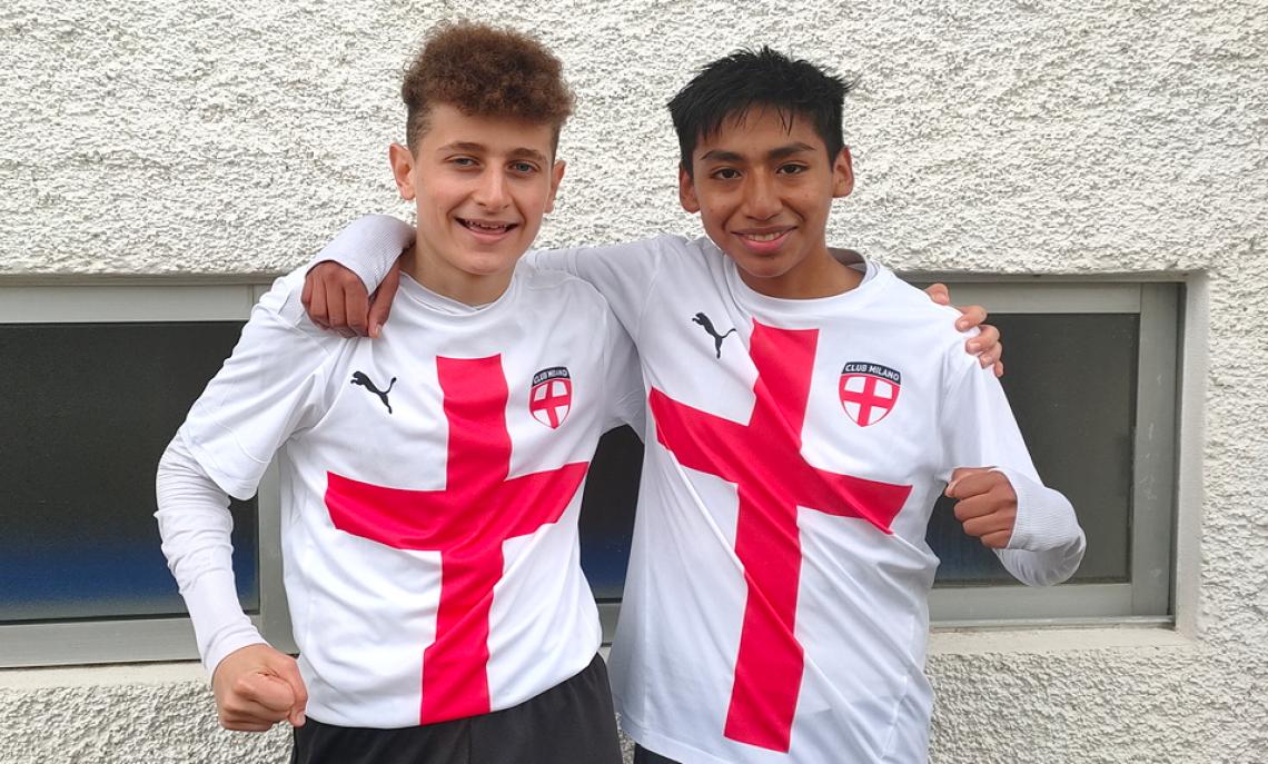 Niccolò Procopio, Paul Abele Sullcaray Quispe:  Club Milano Under 15