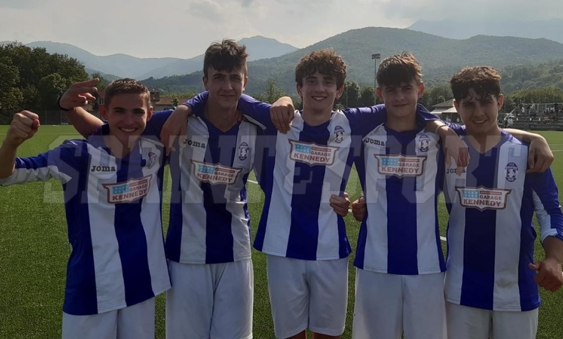 Mattia Elladori, Vittorio Tacchini, Francesco Ago, Yuri Tutino e Nicola Pappalettera