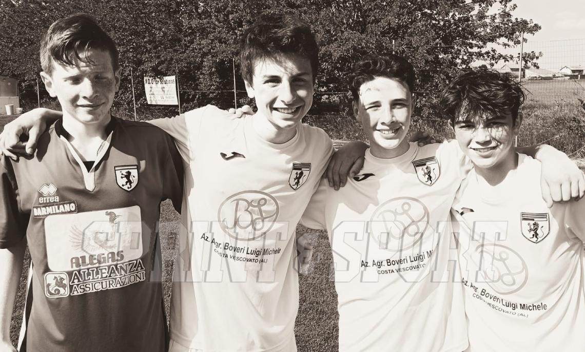 Thomas Furlan, Matteo Gemme, Nicol&ograve; Massone e Riccardo Giangrasso