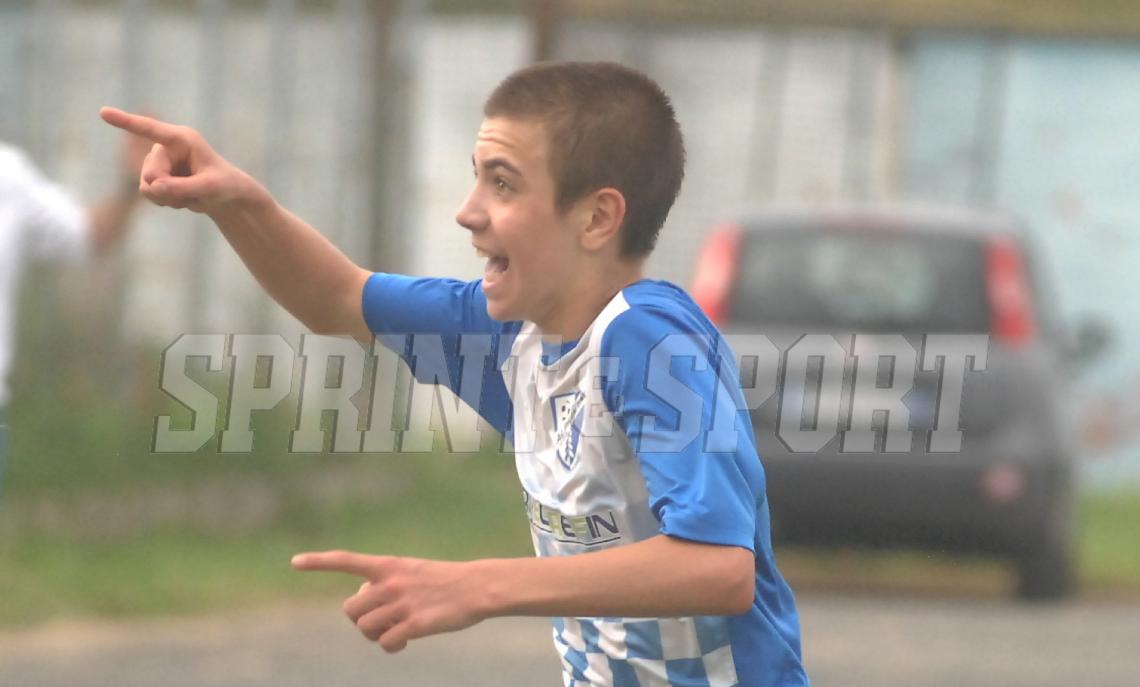 L'esultanza di Matteo Fioccardi