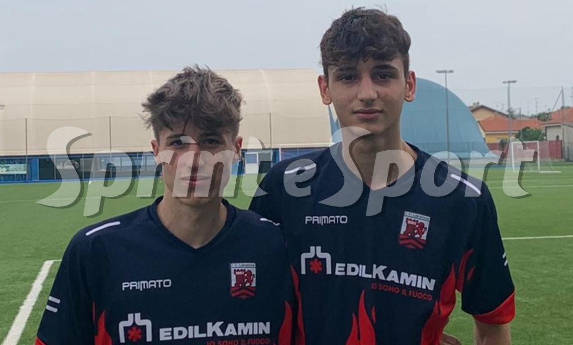 Gabriele Borsani (a sinistra) e Mathias Serra (a destra), Lainatese Under 17