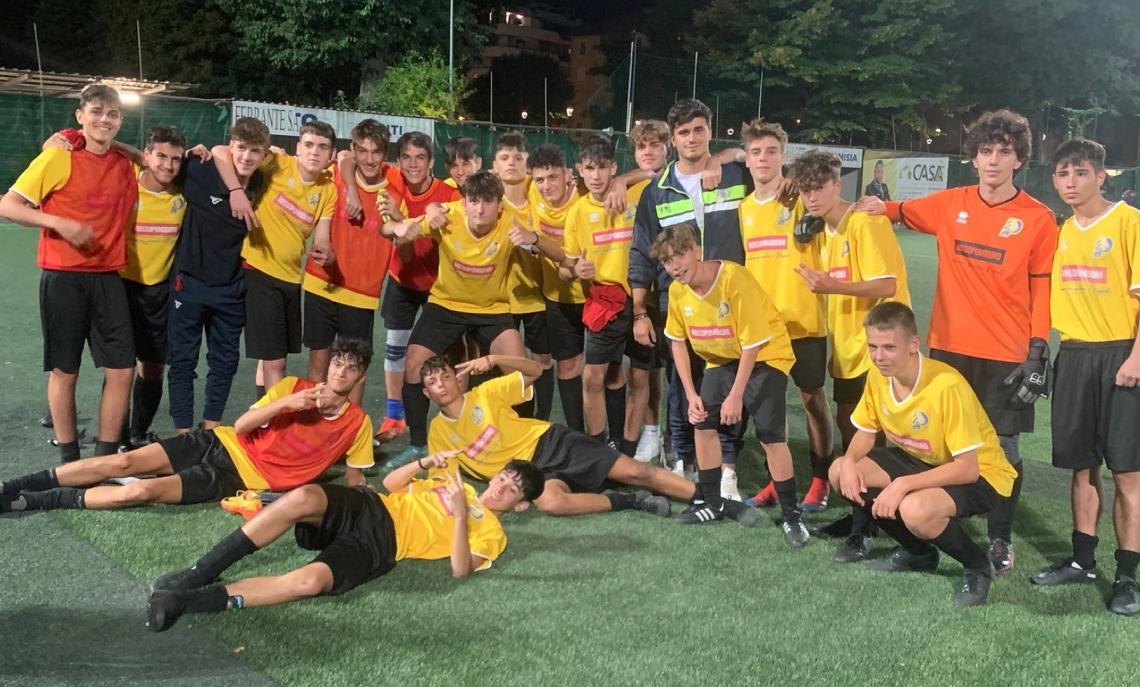 L'esultanza del Collegno Paradiso