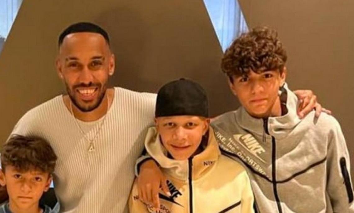 Enzo Aubameyang e Nelson Aubameyang