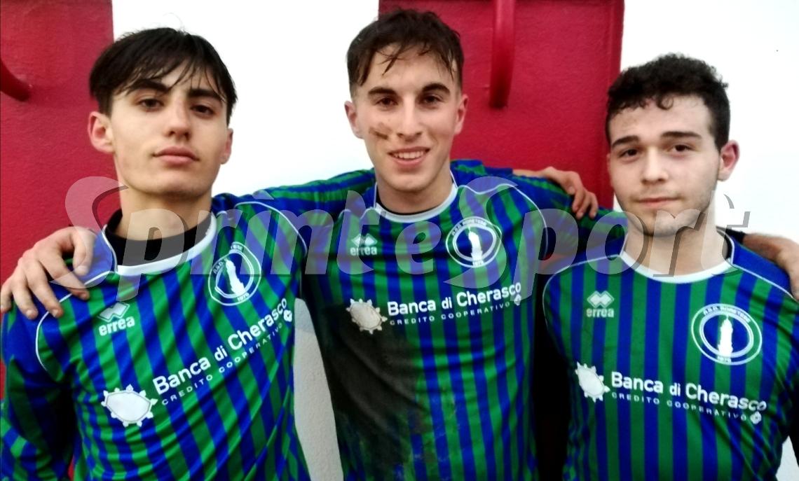 CARIGNANO RORETESE UNDER 19 REGIONALI: Rinaldi, Dallorto e Bergesio