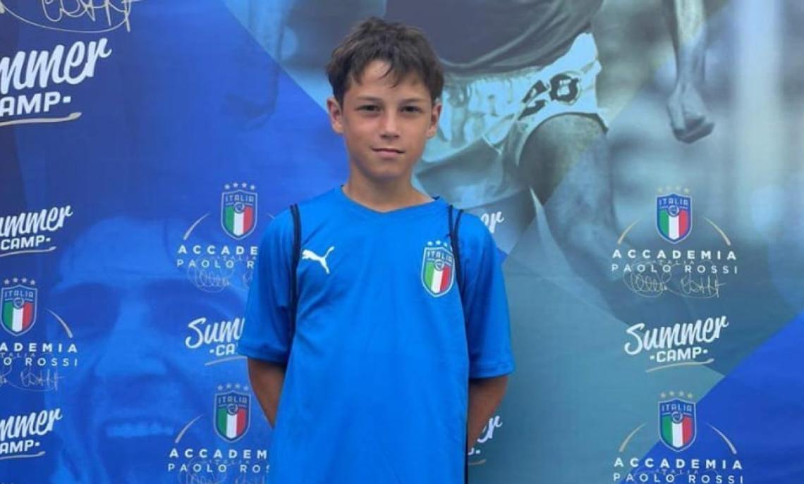 Il giocatore del Nizza ValleBelbo Gabriele Pisani