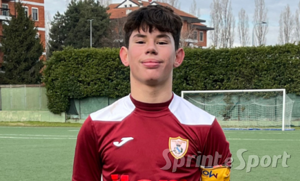 Ferrari Luca, autore dei tre gol per la Paladina
