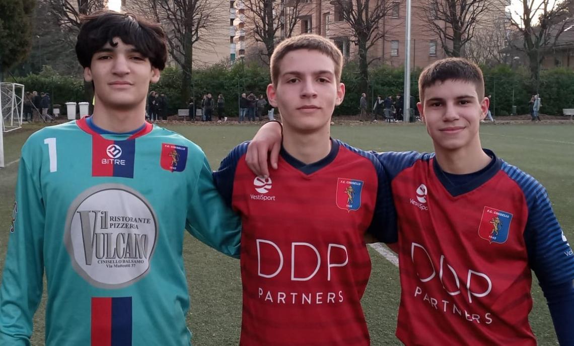 Lorenzo Sorgia, Alessandro Corvaia, Mattia Barbiero, Cinisello, Under 16 