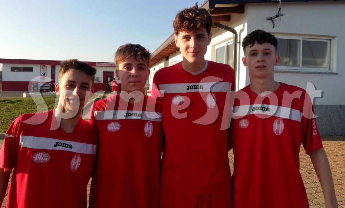 CARIGNANO VALLE PO UNDER 19 REGIONALE: Ferrero, Zoppo, Ponte e Margaria