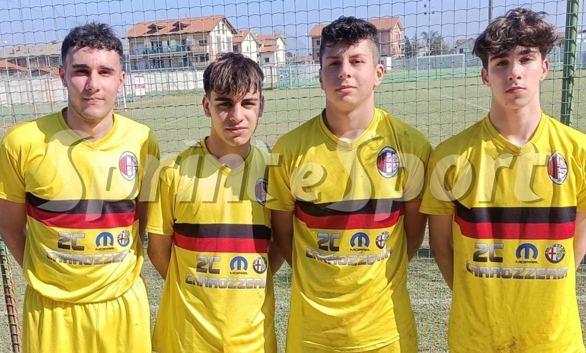 Francesco Guzzardo Stillo, Giuseppe Veglia, Mattia Nocilla e Davide Dileno: i migliori in campo della gara