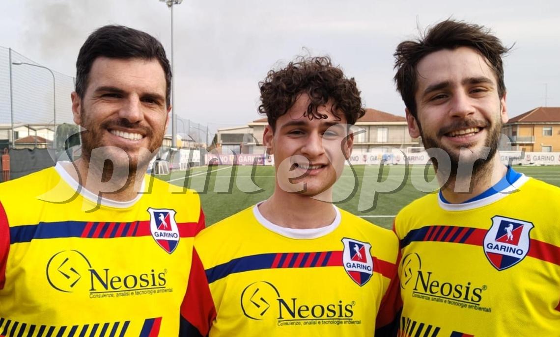 Garino Buttiglierese Prima Categoria Piemonte: Andrea Casagrande, Samuele Catena e Luca Borgoni