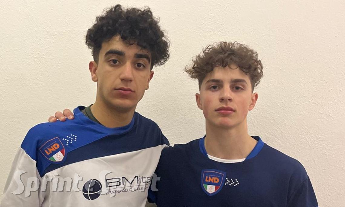 Giovanni Francesco Violante e Simone Fallati, Rappresentativa Under 17 Sondrio