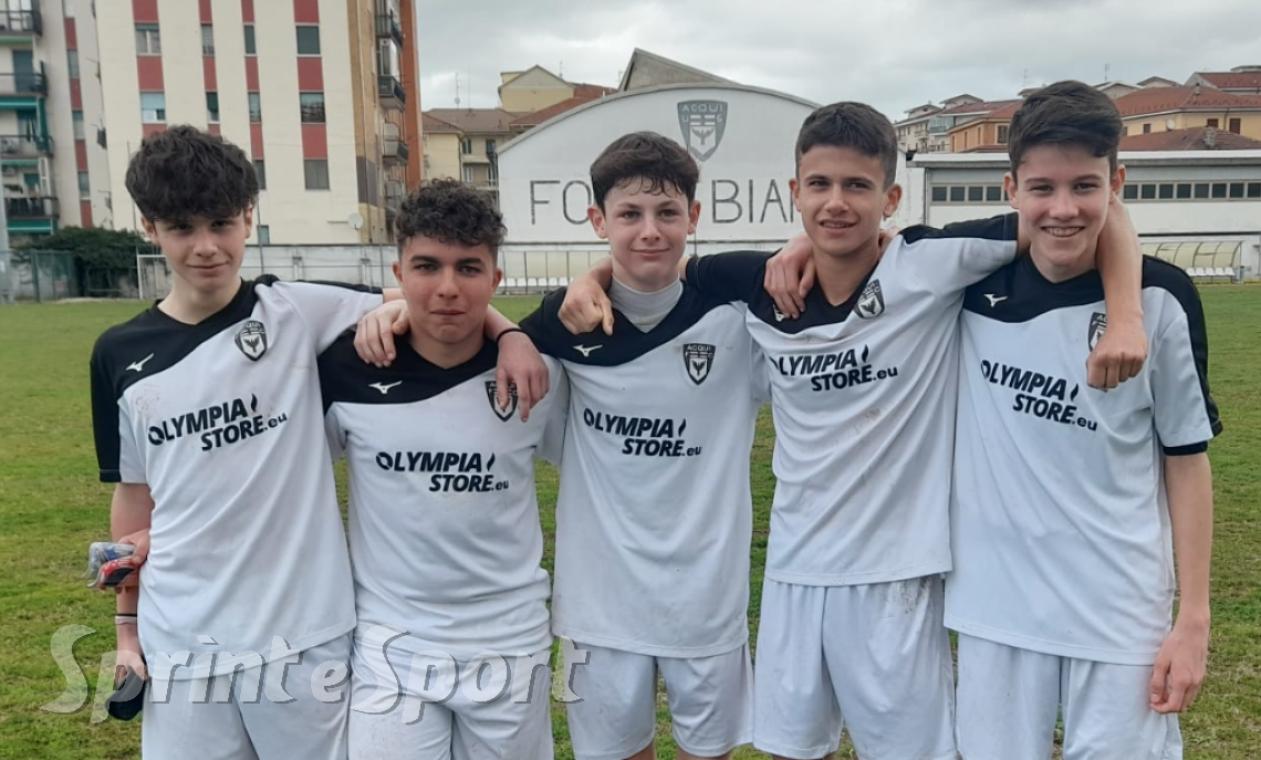 Under 15: Acqui-Tiger Novi, 10 e lode per i 'Bianchi', parata di goleador in maglia Acqui