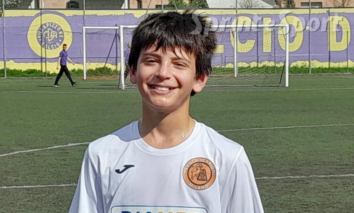 Si inventa portiere, poi lascia i guantoni e segna il gol più bello del match: Solaro brilla con la maglia del Rodano contro un bel Villapizzone