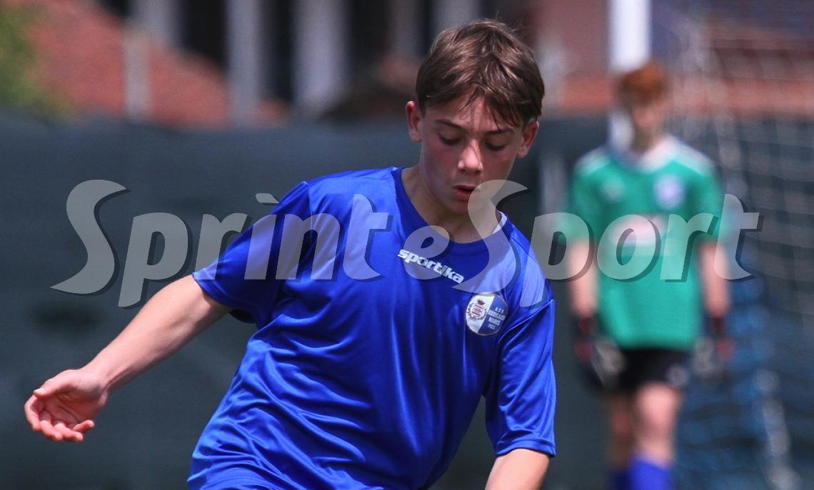 Emanuele Altomari, in gol contro il Vanchiglia