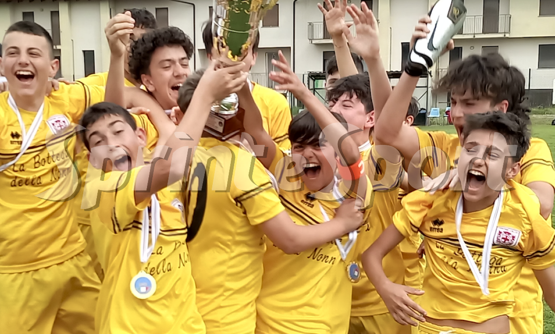 ALICESE ORIZZONTI-SANTHIÀ UNDER 14 - ESULTANZA SANTHIÀ