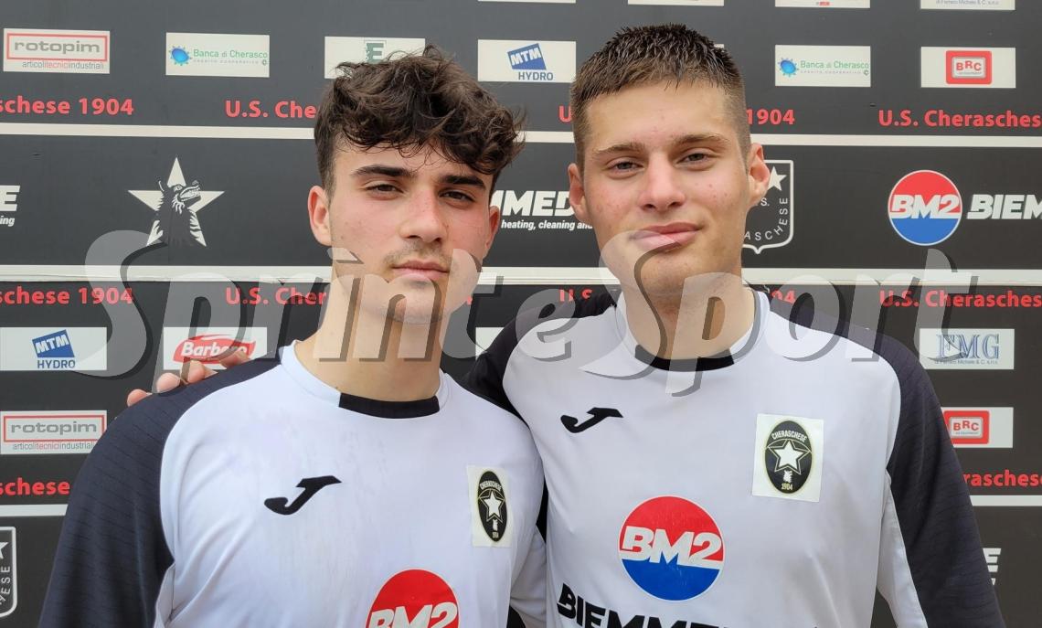 CHERASCHESE PRO EUREKA UNDER 19 PIEMONTE: Diego Manfredi, Angelo Sankosaj