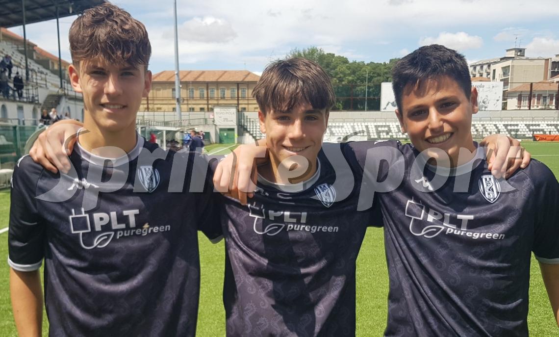 PRO VERCELLI-CESENA UNDER 16 - DANIEL SANAJ ANDREA LANTIGNOTTI FILIPPO BERTACCINI CESENA