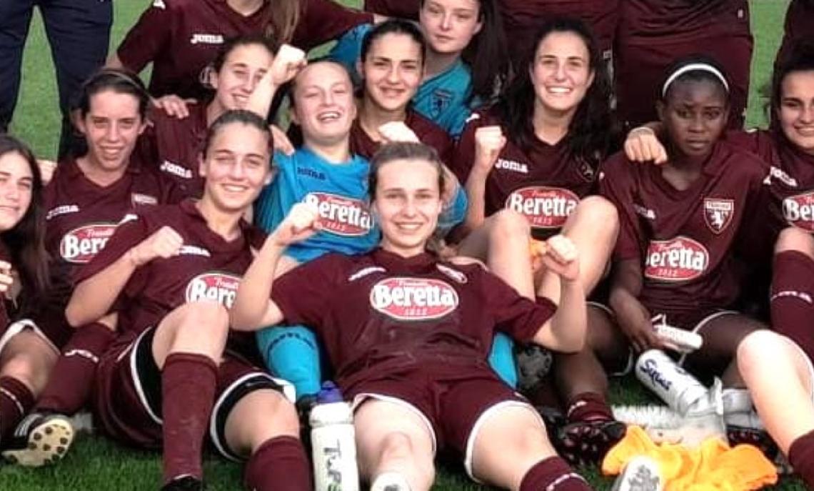 UNDER 19 FEMMINILE: L'esultanza del Torino