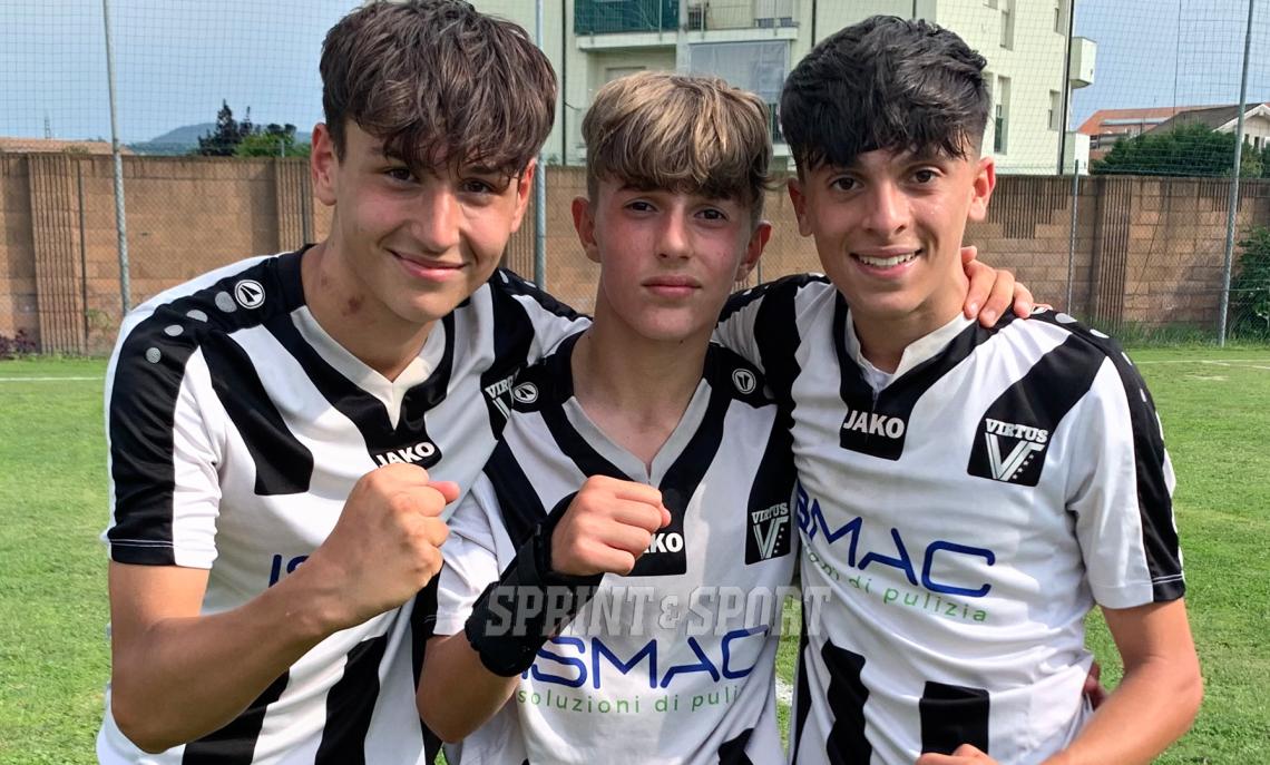 Under 14 Virtus Calcio Marco Nizzi Samuele Nazzareno Lorenzo Carelli