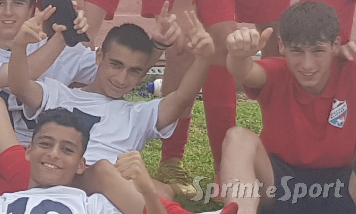 ALICESE ORIZZONTI UNDER 16 - Esultanza Alicese Orizzonti qualificazione Regionali
