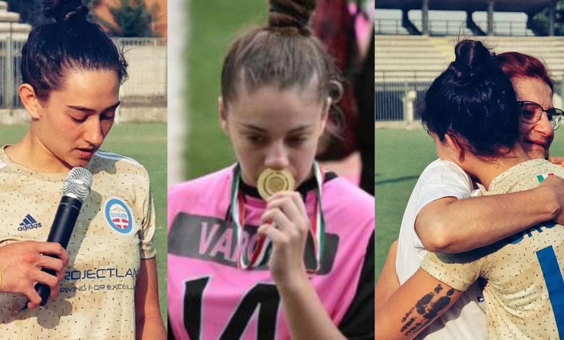 Un gol come manifestazione viva di  Arianna Varone nel triangolare benefico in sua memoria