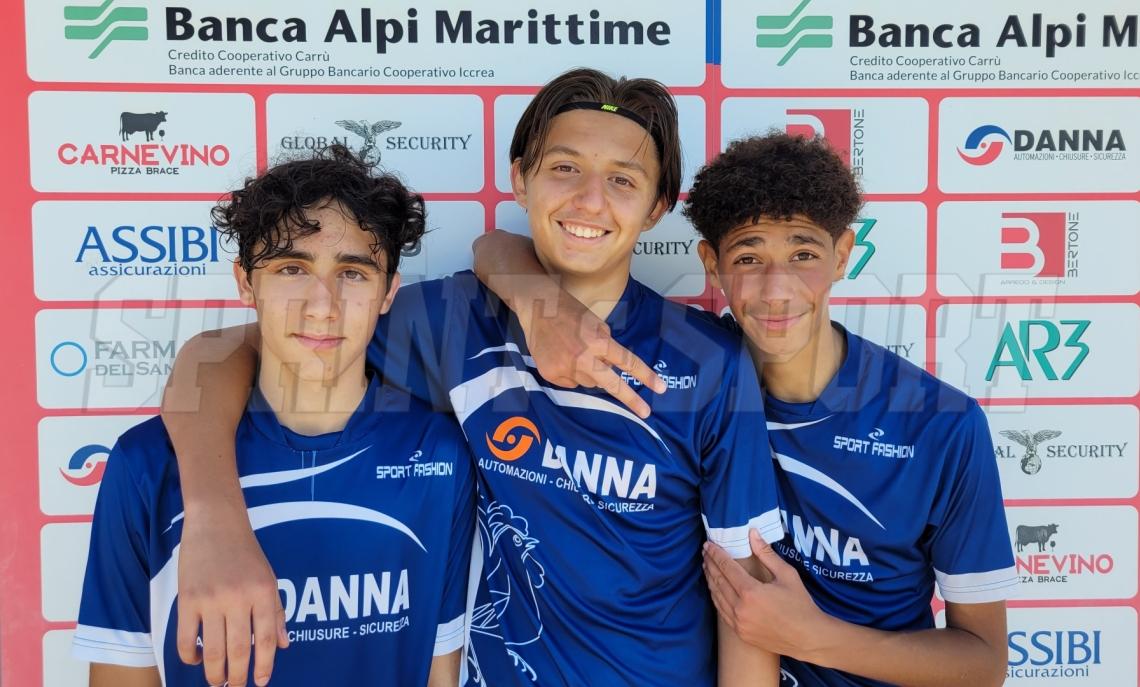 UNDER 15 PLAYOFF MONREGALE VALLE PO: GAVOTTO GABRIELE, ENRIK TANAZI, WASSIM DARESMA