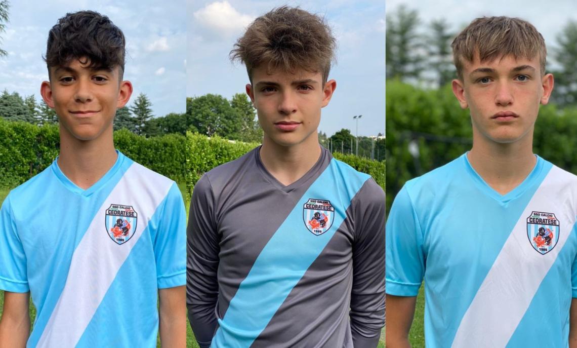 Rayan Allaray, Matteo Visentin e Federico Visca