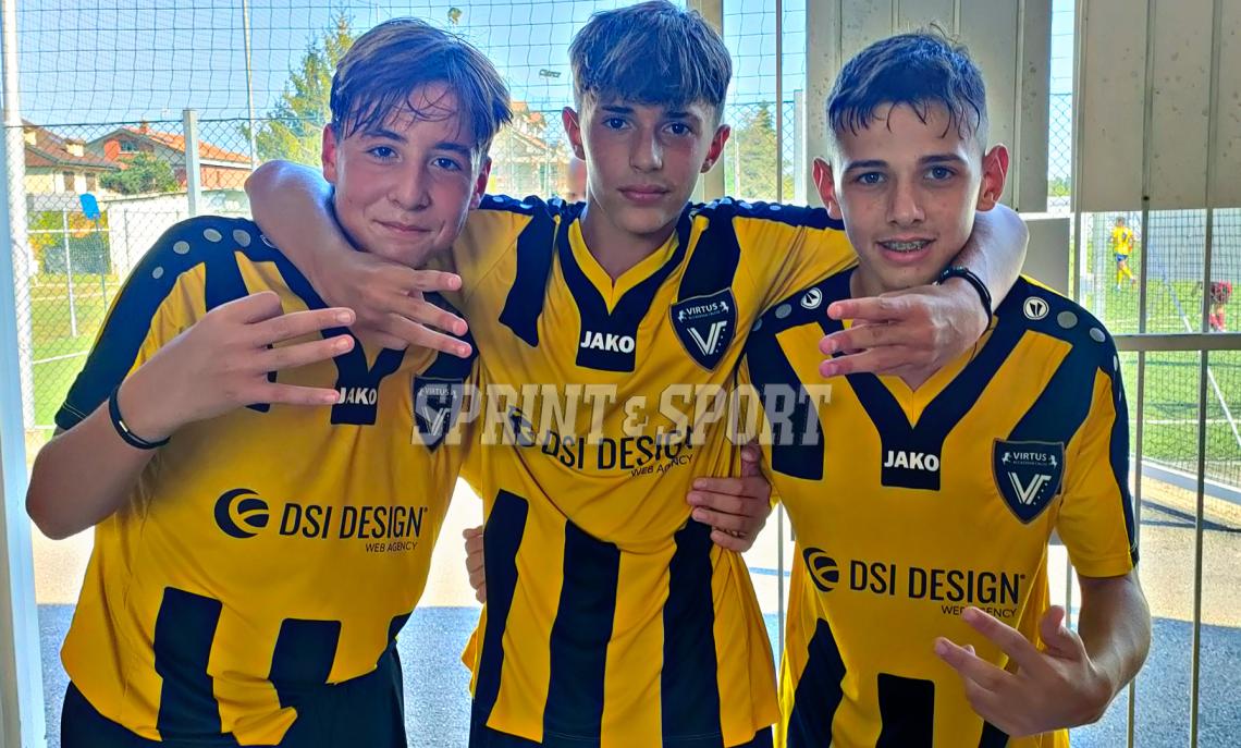 Virtus Accademia Under 15 Giacomo Prette Samuele Nazzareno Jacopo Argiri