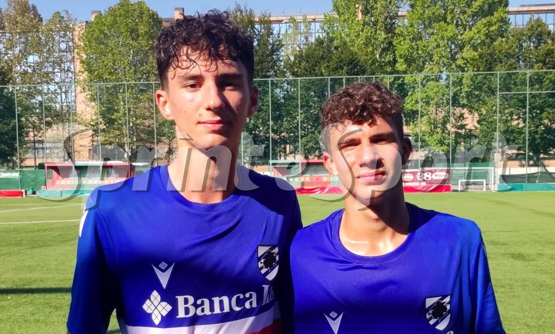 David Hoxha e Nicolò Vitali, Torino-Sampdoria Under 17 A-B Girone A