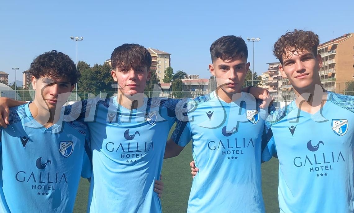 Christian Locuratolo, Manuel Mereu, Stefano Zerbi e Davide De Carlo, i migliori da parte dell'Alpignano