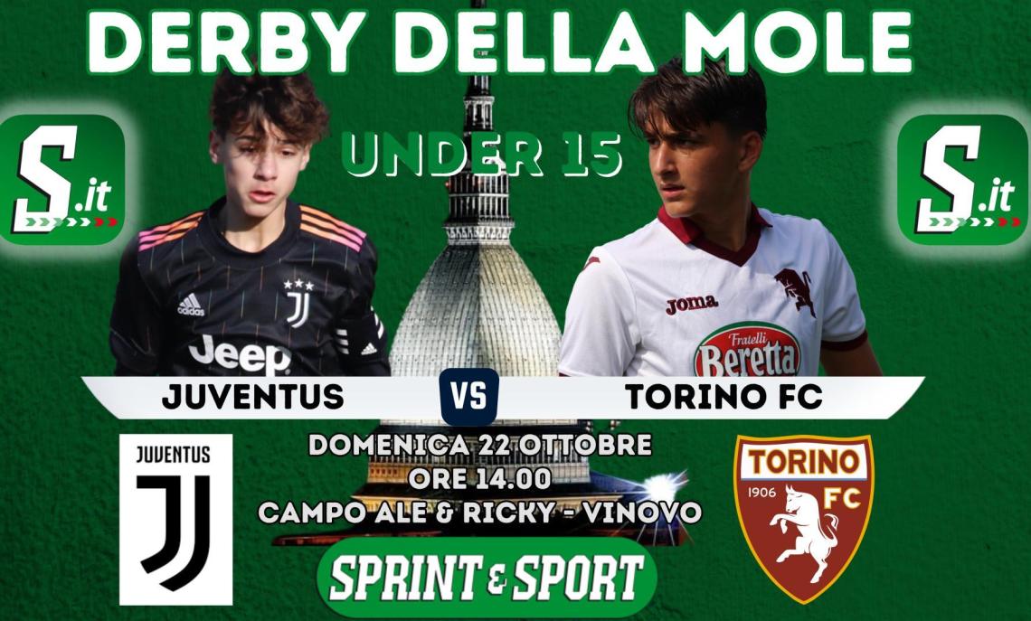 Under 15 A-B: Domenica 22 ottebre alle 14.00 al Vinovo center il 'derby della Mole'