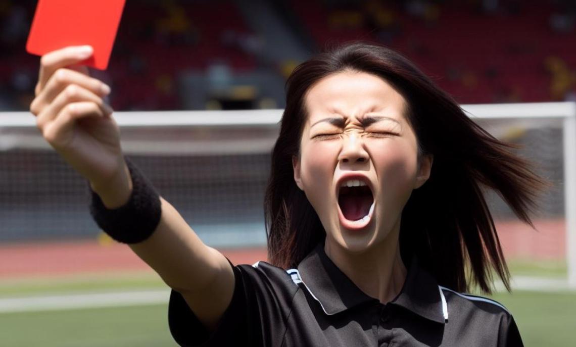 FOTO EMOZIONALE ARBITRO