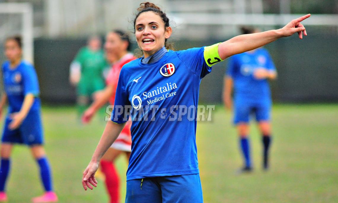 Serie C Femminile Moncalieri-Orobica Calcio Bergamo 0-0 il capitano Pamela Gueli