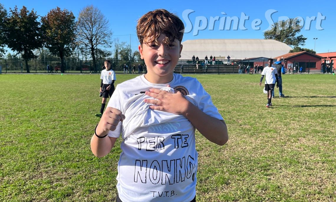 Andrea Pasotti Dedica i cinque gol al nonno