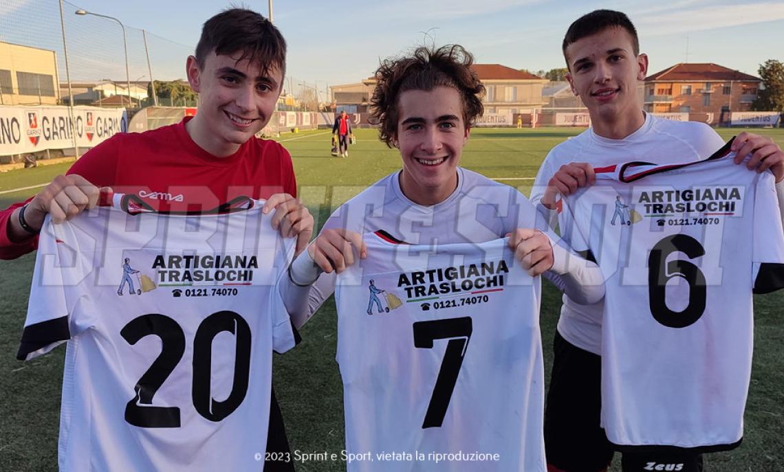 Regionali Piemonte Under 16 Girone D Garino-Vigone 2-3 Mattia Brianese, Davide Pansa, Emil Ayassot