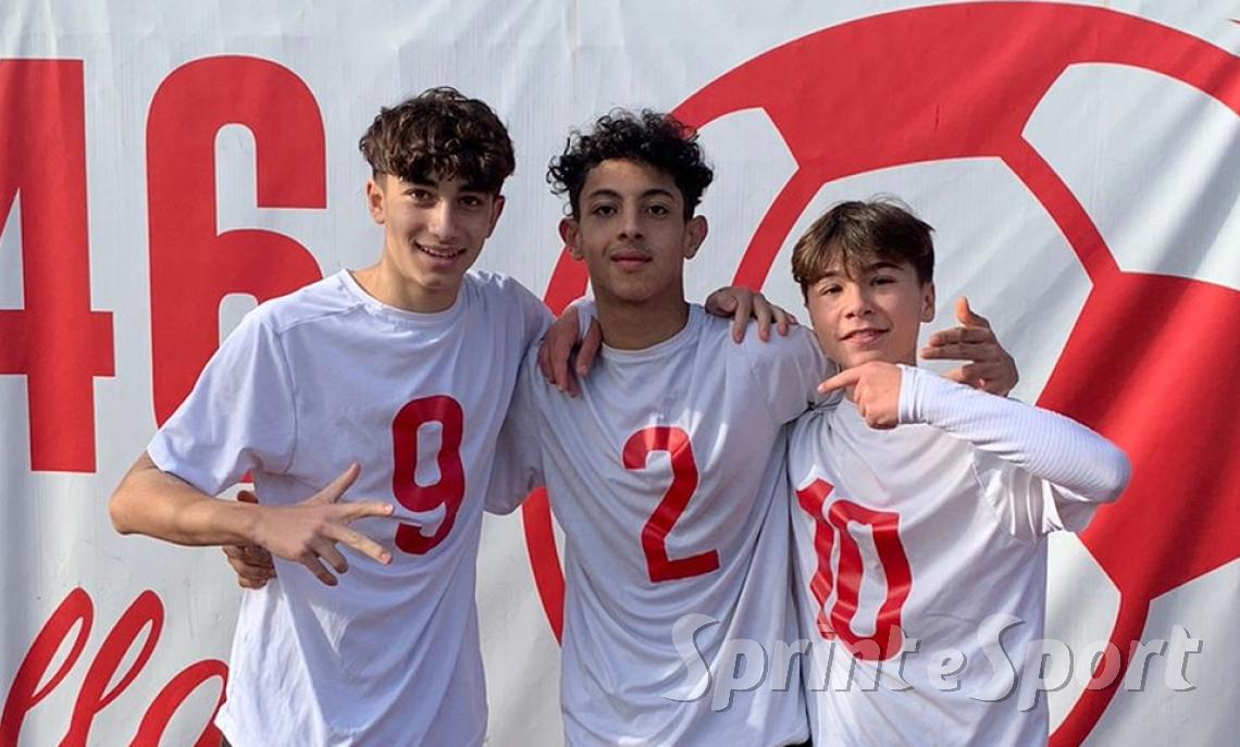 Sebastiano Paolini, Omar Soliman, Tommaso Cancedda: Triestina 1946 • Under 15