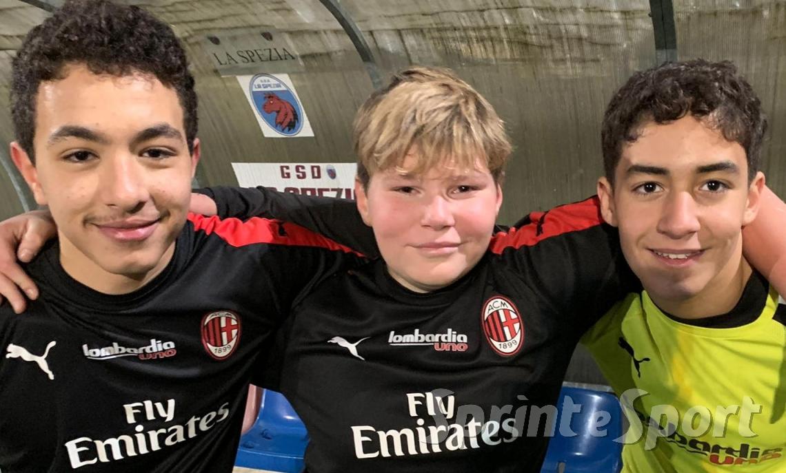Abouelnasr Ibrahim, Jacopo Farina, Karim Benali; PalaUno-Club Milano Under 14