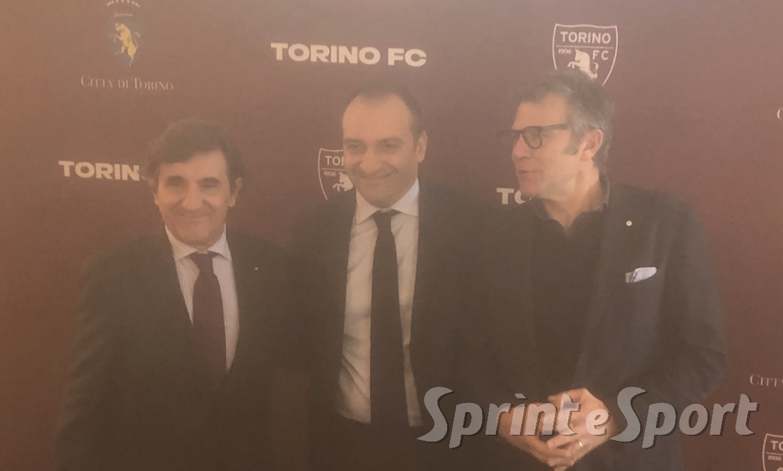 Presentato al Circolo Stampa Sporting il nuovo progetto dal sindaco Lo Russo, il presidente Urbano Cairo e il responsabile Paolo Bellino. Con il blitz a sorpresa del ‘padrone di casa’